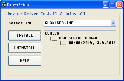 CH340 DriverSetup