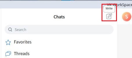 VK Teams create private group