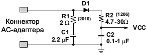 BQ24618 Input Filter