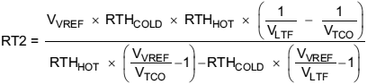 BQ24618 RT2 equation