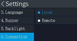 EL15 Local Measurement Settings