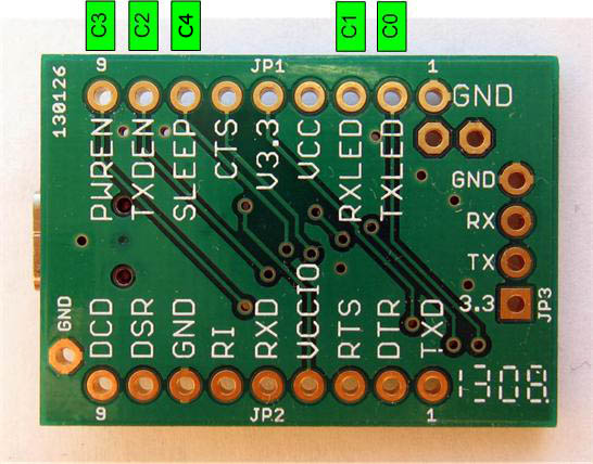 FT232R-Breakout-v36-pinout-C3-C0