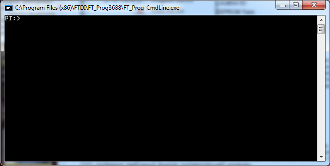 FT Prog Command Line utility