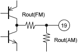 LA1823 pins AM FM detector output