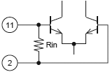LA1823 pins AM IF input