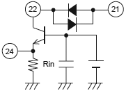 LA1823 pins FM RF output input