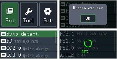 UT70 USB Entering Automatic Detection interface fig2.6