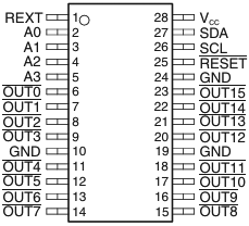 TLC59116 package TSSOP28 PW