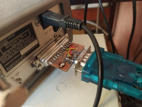 AR 3000A DB9 DB25 connect