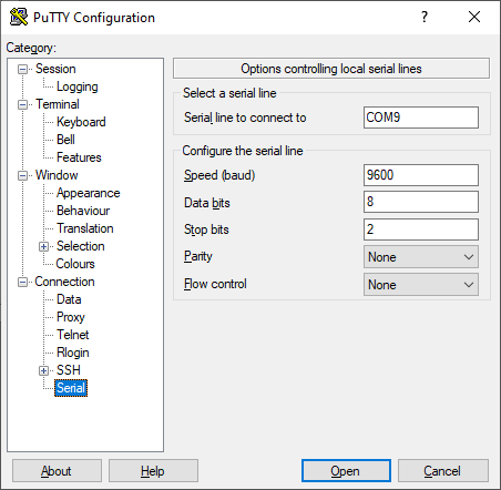 AR 3000A putty connection