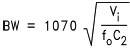 LM567 bandwidth equation2