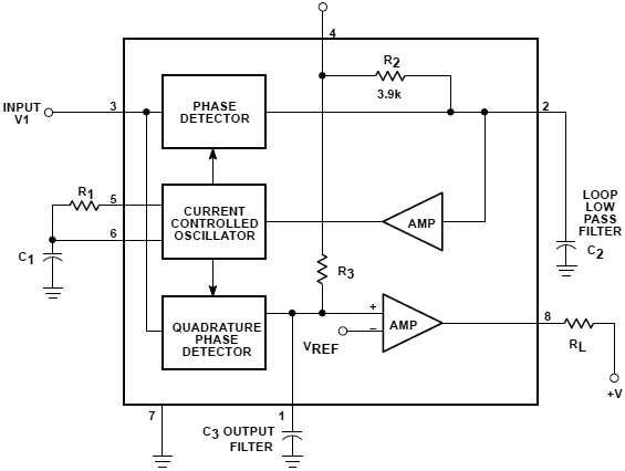 LM567 typical application schematic fig14