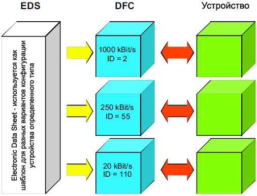 CiA 306 EDS structure