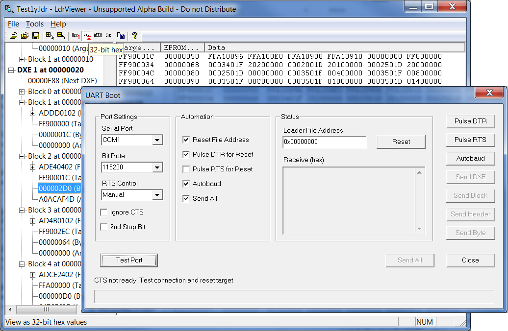 ldr2preview uart boot advanced