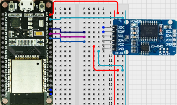DS3231 I2C connect