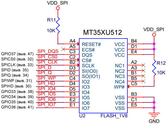 ESP32 S3 MT35XU512