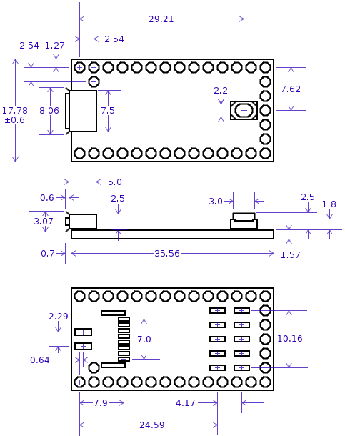 Teensy40 dimensions fig18