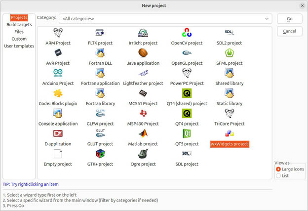 wxWidgets simple app fig01