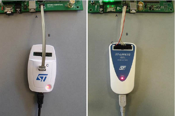 ST LINK ERNI connection fig05