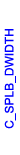 DS588 C SPLB DWIDTH