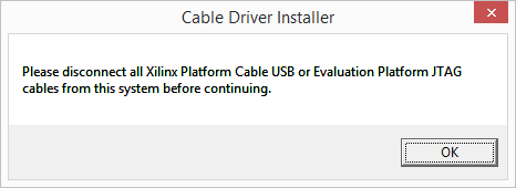 ISE WebPack147 Xilinx cable driver15
