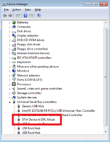 iTAG ZERO upload firmware step03