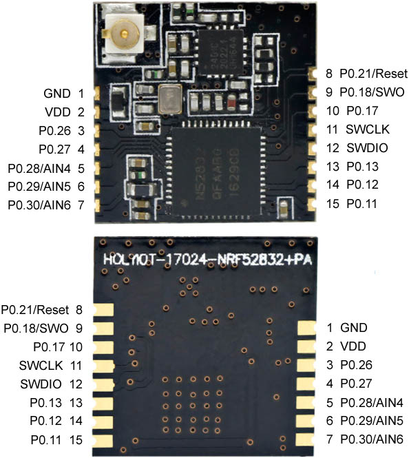 HOLYIOT 17024 module TOP BOTTOM